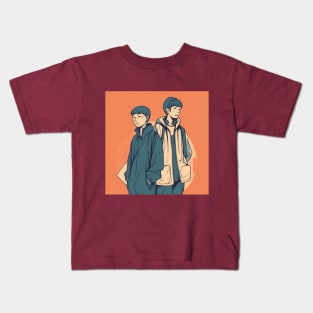 Two Asian Stylish Man Kids T-Shirt